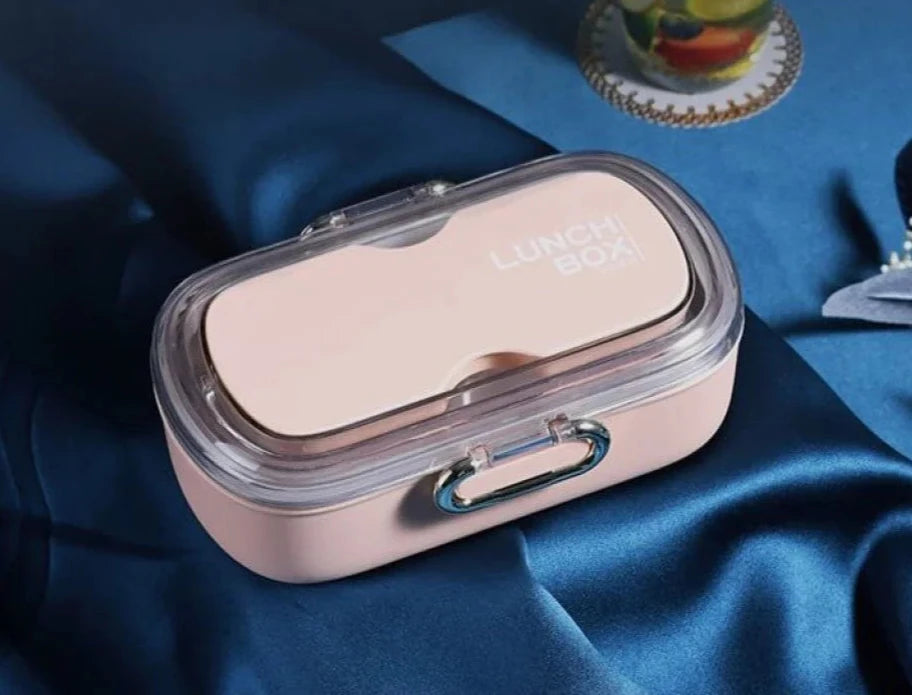 Stainless Steel Lunch Box Hot Pot 900 ML Leak Proof Tiffin Box 1 Containers 1 Containers Lunch Box | 900 ml, Thermoware | Assorted