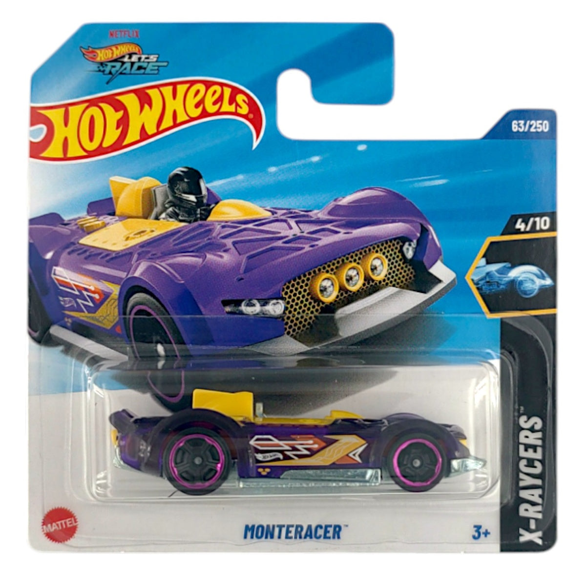 Hot Wheels Imported Premium - Short Card - Monteracer - HW X-Raycers