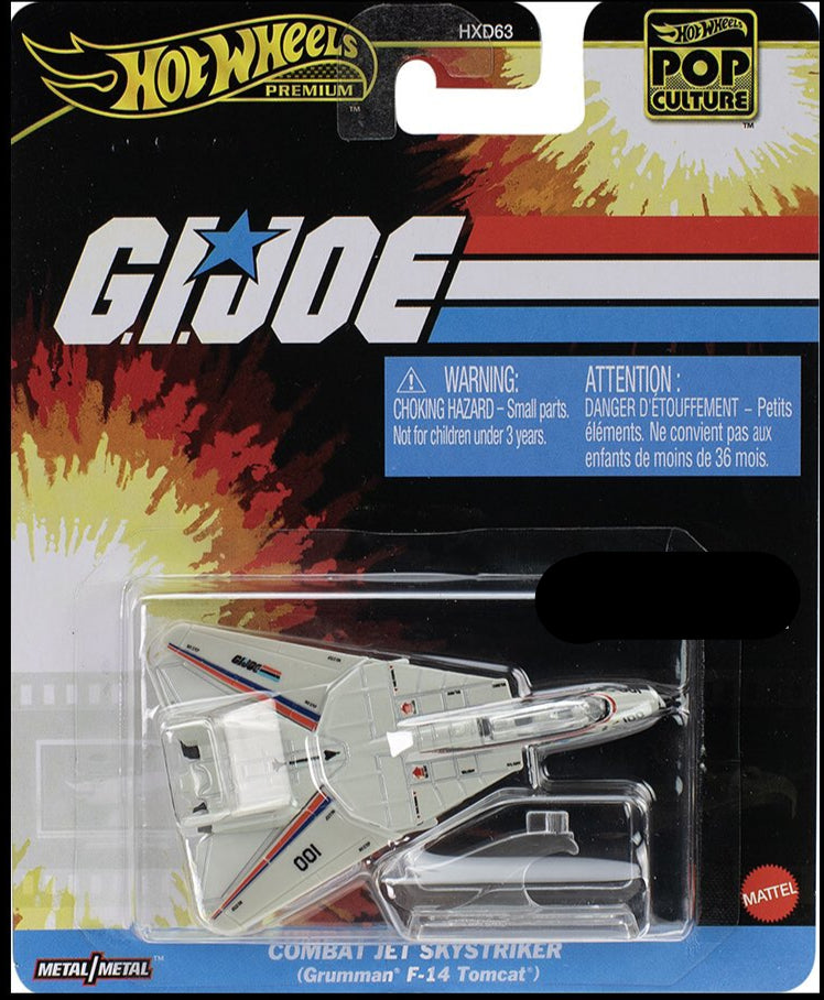 Hot Wheels Imported Premium G.I. Joe Skystriker – 1:64 die-cast car from Pop Culture series