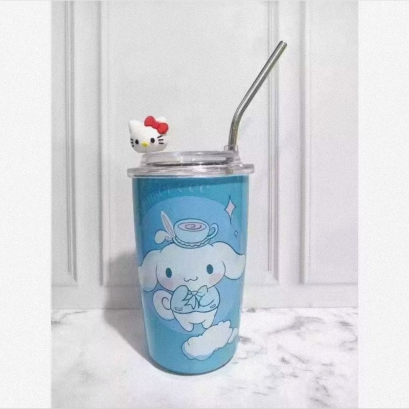 Tumbler with Straw | Coffee Mug with Lid | Sipper Bottle with Straw | Multicolor Assorted | 500ml