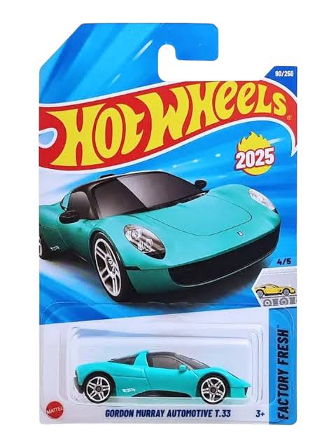 Hot Wheels Mainline - Gordon Murray Automotive T.33 - Blue - Imported Edition