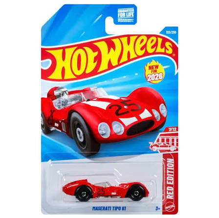 Hot Wheels Imported Premium - Red Edition - Maserati Tipo 61