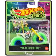 Hot Wheels 2026 - Monster Truck - Glow In The Dark - Tri-To-Crush Me - JFX08