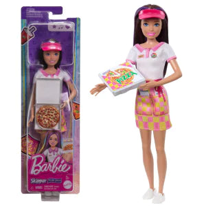 Barbie Skipper First Jobs - Pizza Delivery Doll for Kids - Multicolor
