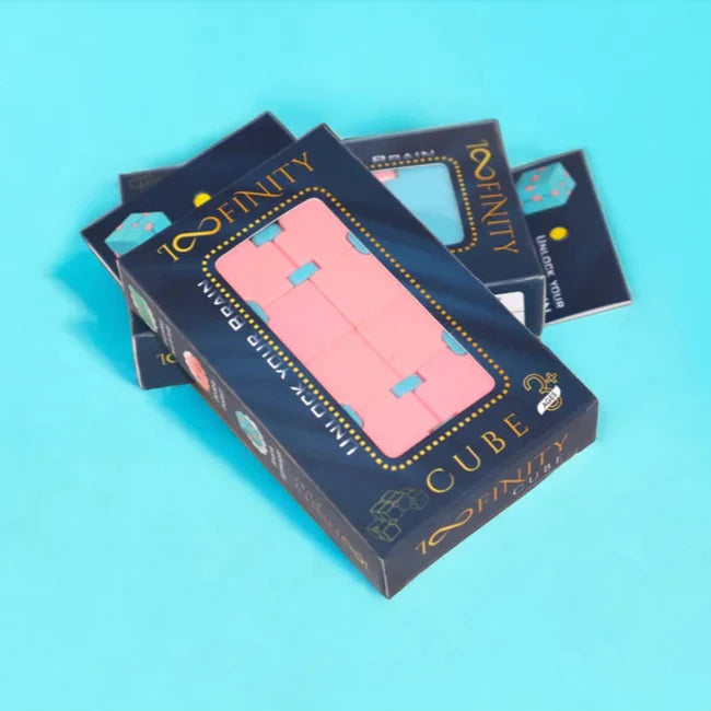 Cots and Cuddles Infinity Cube Fidget Toy for Kids & Adults (Assorted)