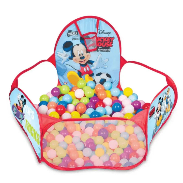iToys Ball Pool Tent Mickey Mouse Theme with 50 Balls for Kids