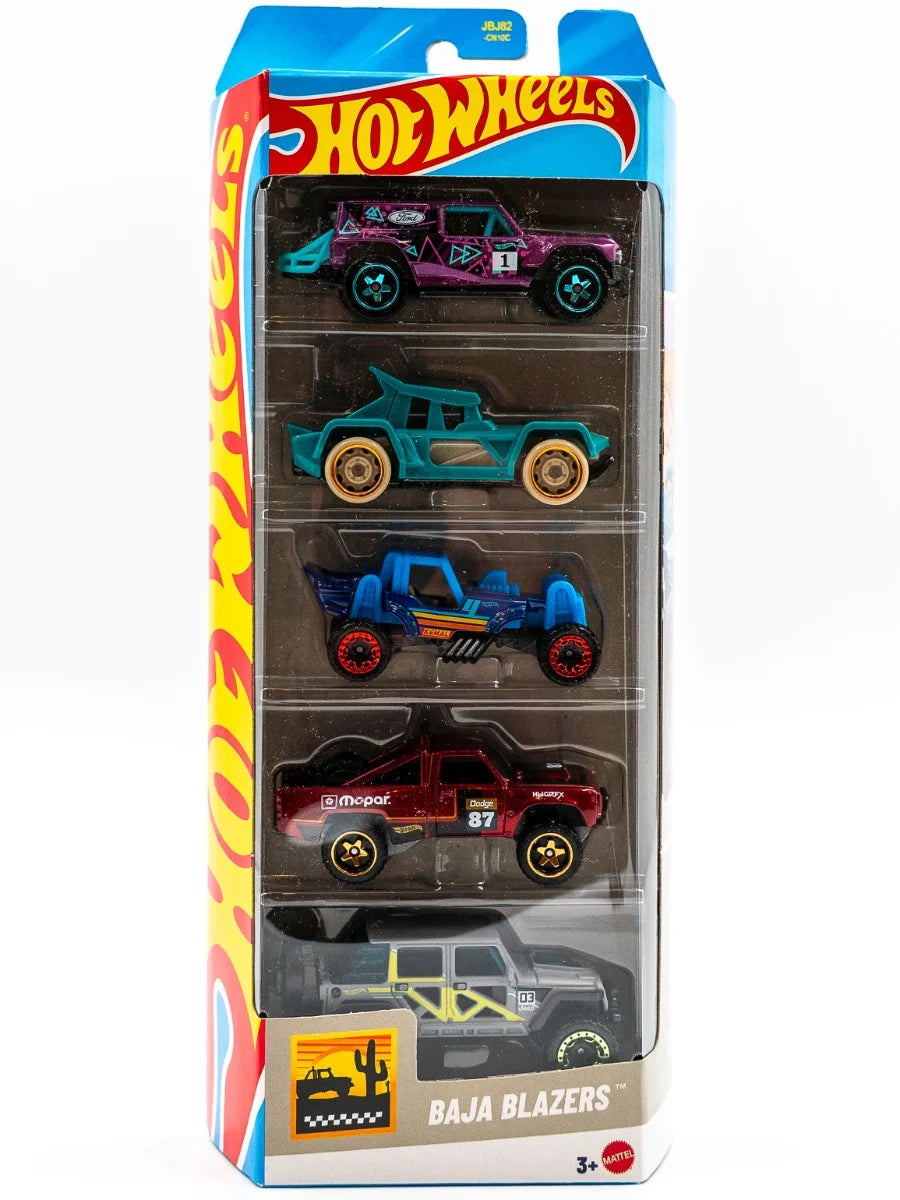 Hot Wheels - Baja Blazers Car - Set of 5 - Multicolor - JBJ82