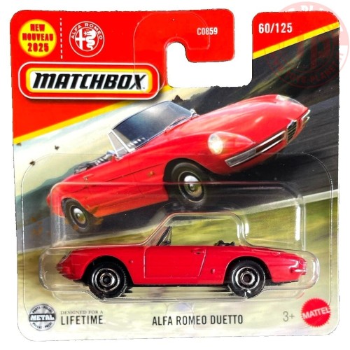 Matchbox Cars 2025 - Combo Pack of 2 Pcs - 2016 Nissan Sentra & Alfa Romeo Duetto - 30782-95CM - 1