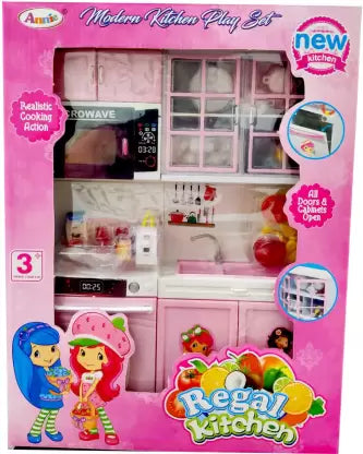 Retails Regal Kitchen Set _ A Fun and Interactive Toy Kitchen Set for Young Chefs | Perfect for Creative Play