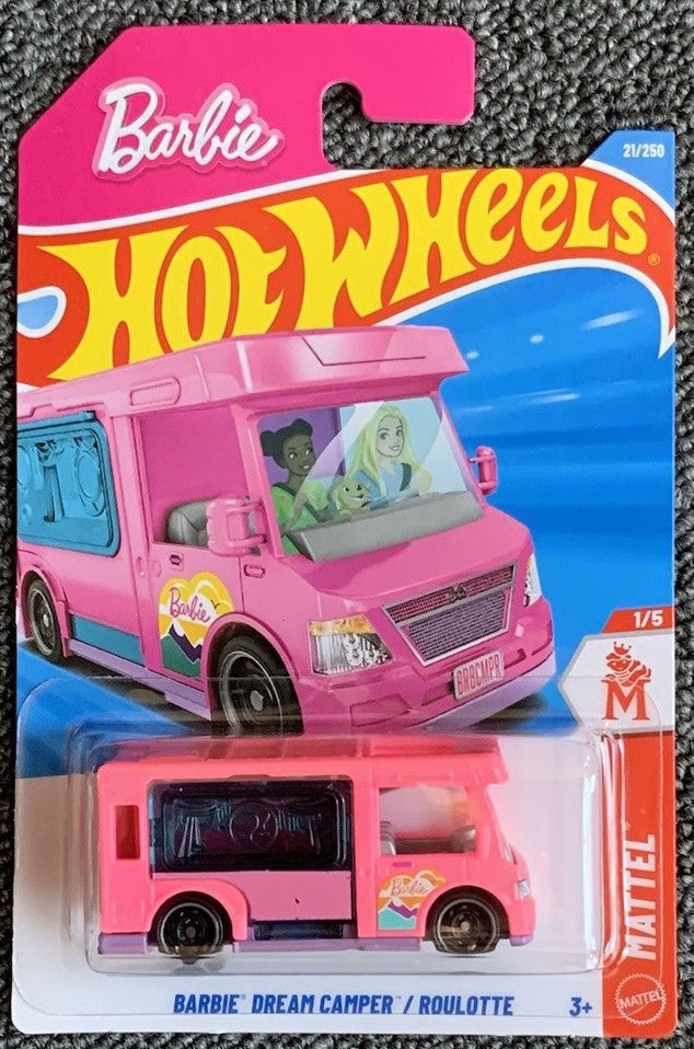 Hot Wheels Imported Premium - Short Card - Barbie Dream Camper