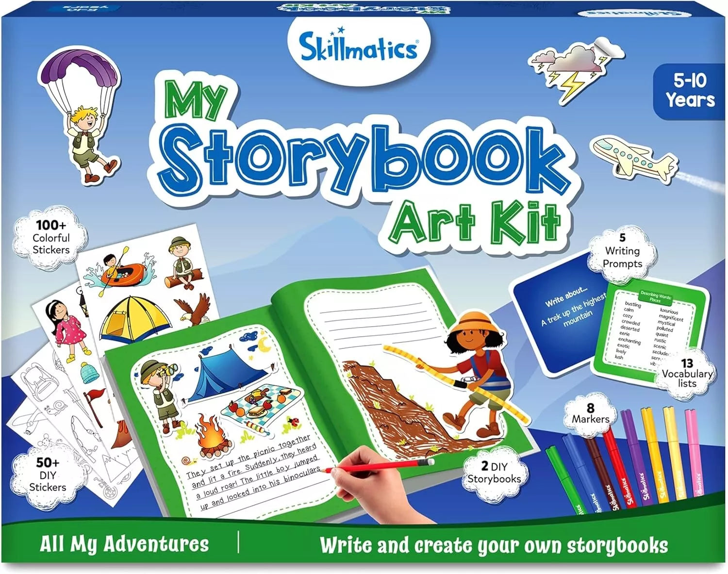 Skillmatics Storybook Art Kit - All My Adventures Art Kit for Kids