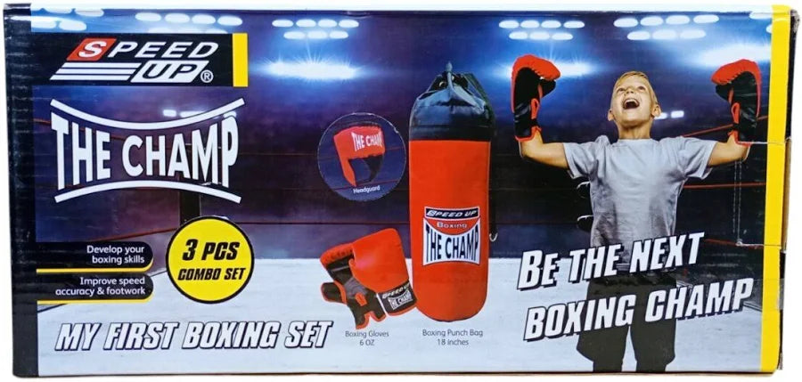 Speed Up : My First - The Champ - Boxing Combo Kit with Punch Bag