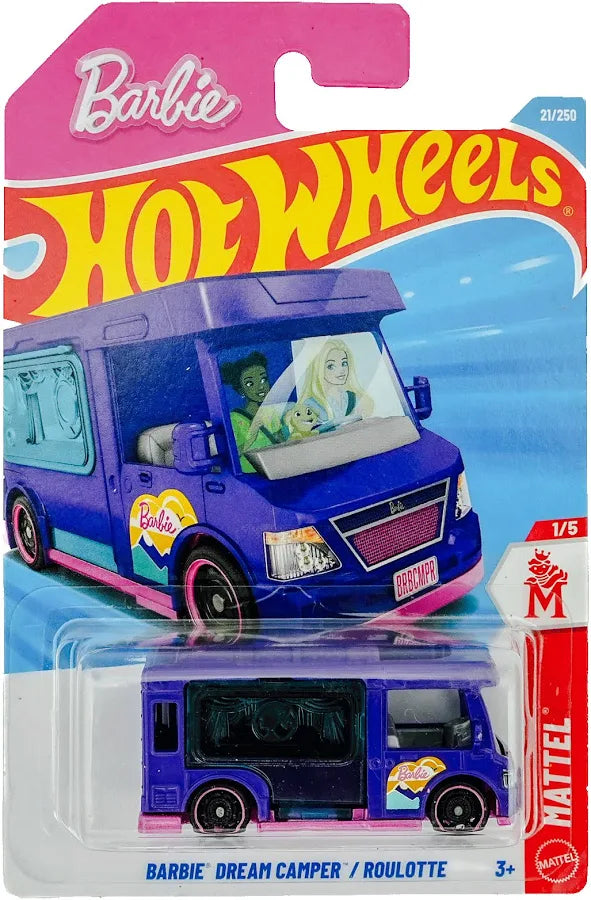 Hot Wheels Mainline Imported Premium - F Case 2026 - Long Card - Barbie Dream Camper/Roulotte