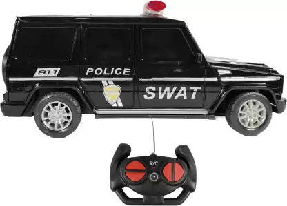 Street Speed Patrol Police Car – 1:14 Scale 4-Channel RC Jeep for Kids (Multicolor)