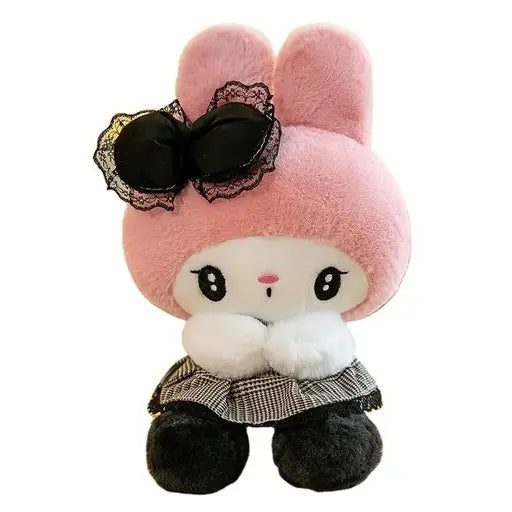 Cute Plush Toy in Kuromi themed Design | Soft Stuffed Animal Doll for Kids Boy Girl