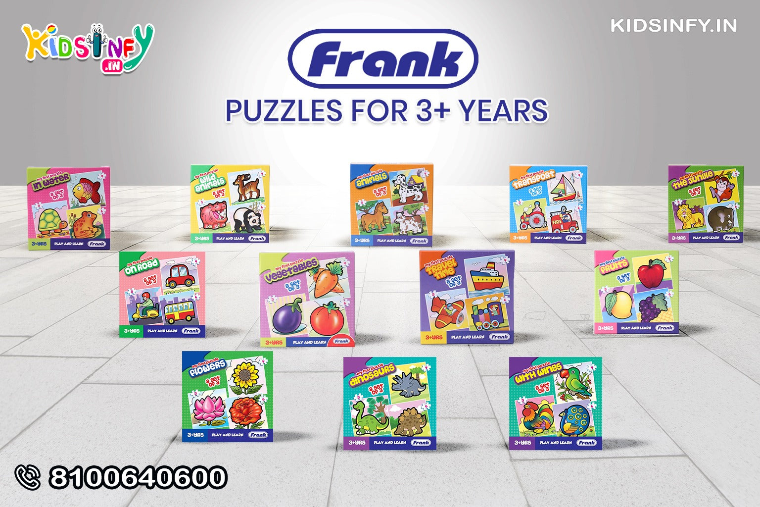 🎁 Best Return Gifts Under ₹100 – Frank Puzzles for 3+ Years