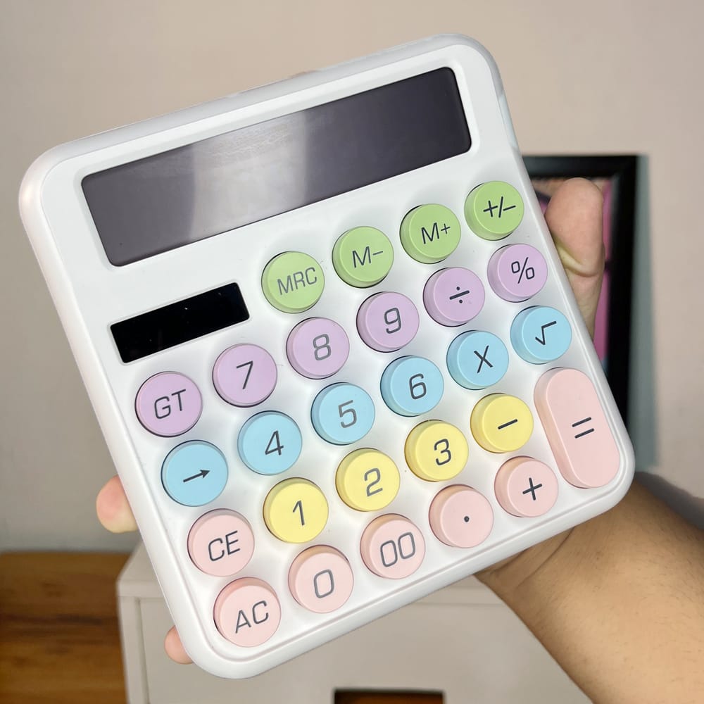 Electronic Big Calculator For Kids - Assorted - Color & Design May Vary