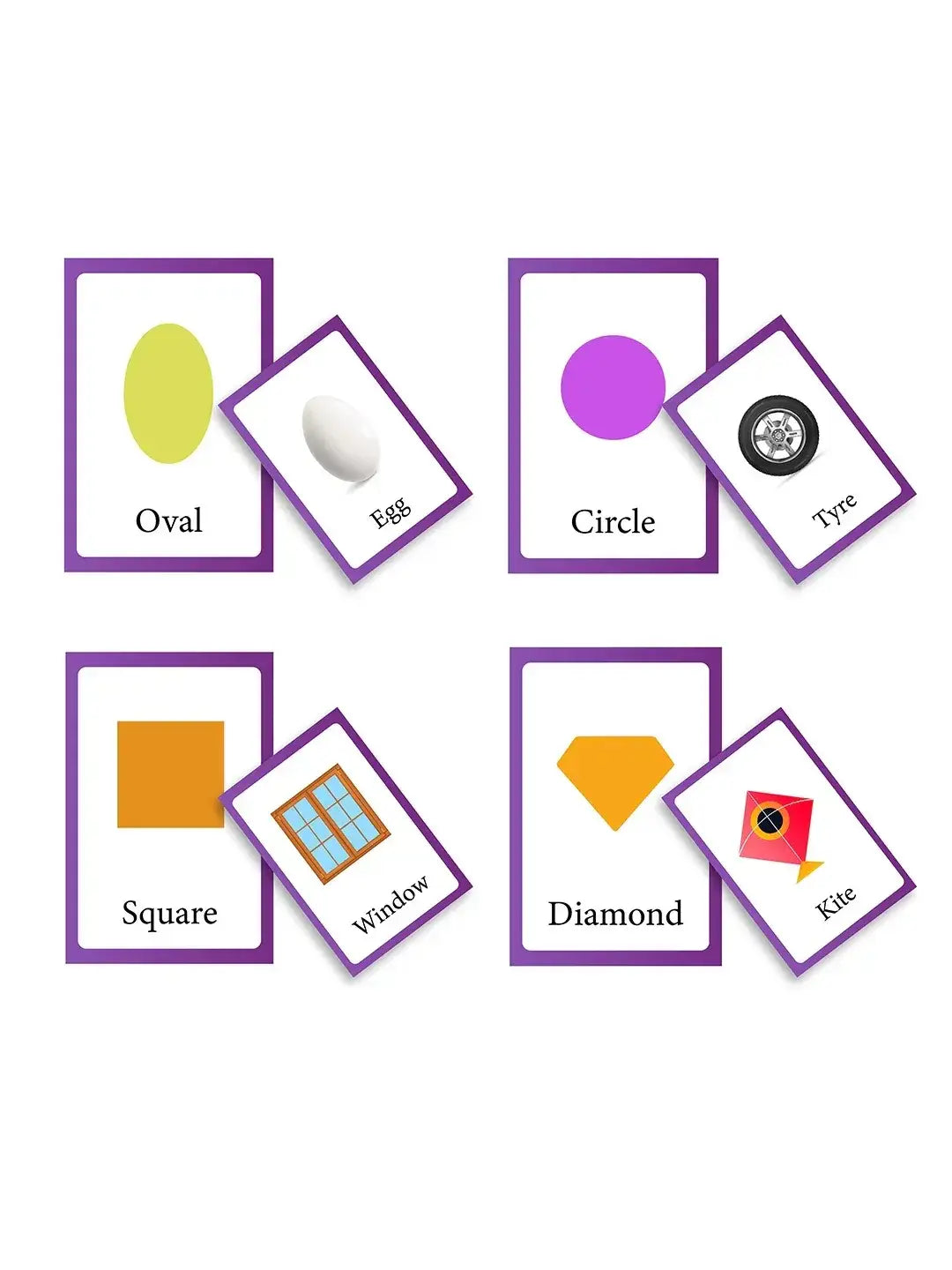 iLearnNGrow Baby’s First Shape Flash Cards – Shape Learning Flashcard Set for Kids - ilearnngrow Learning Solutions Pvt Ltd