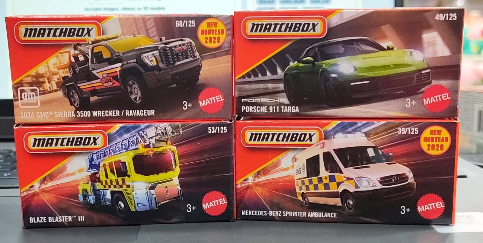Matchbox Mainline - Combo Pack of 4 Cars - DNK70 - 004