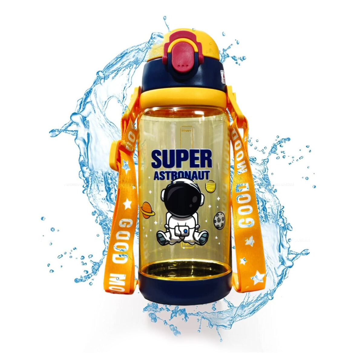 Cute Multi-Theme Water Bottle with Sipper – Anti-Leak Cartoon Water Bottle for Kids, School Water Bottle for Kids