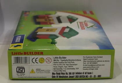 PEACOCK Little Builder Interlocking Architectural Set, Multicolor