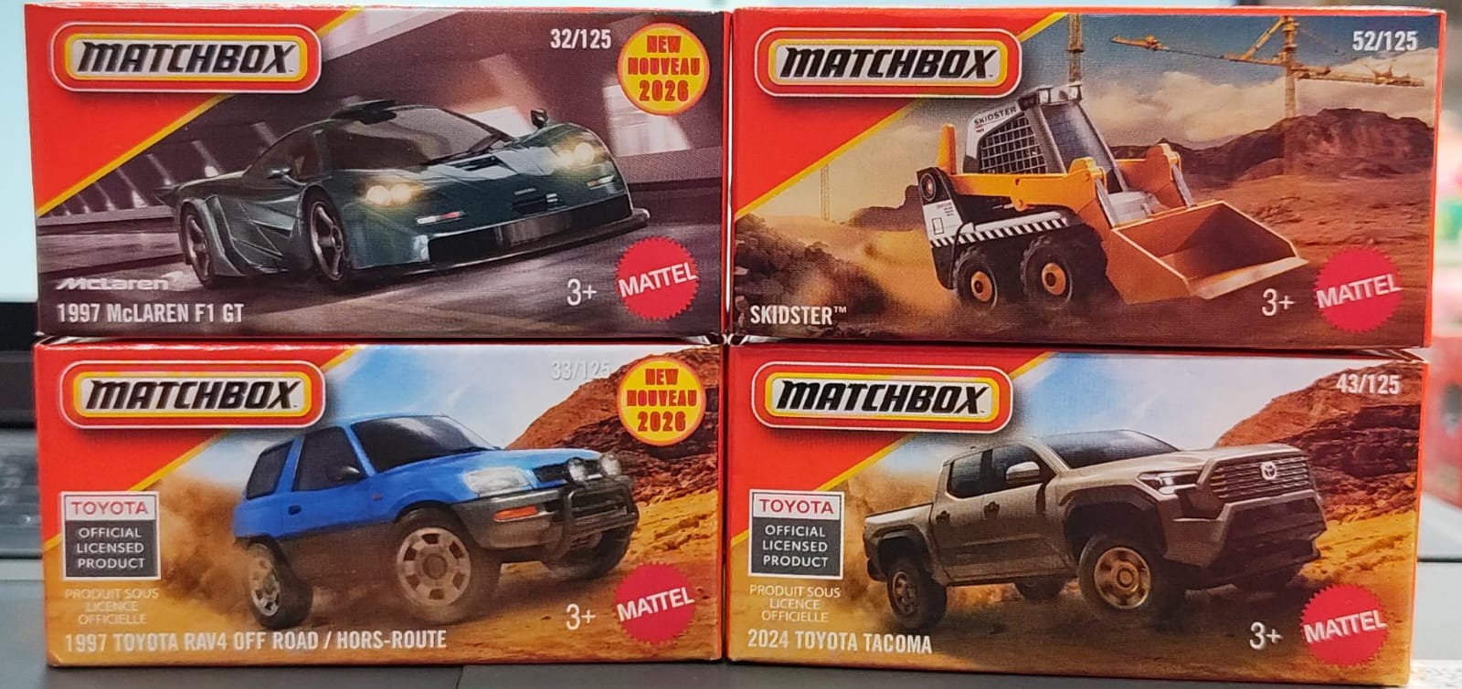 Matchbox Mainline - Combo Pack of 4 Cars - DNK70 - 003