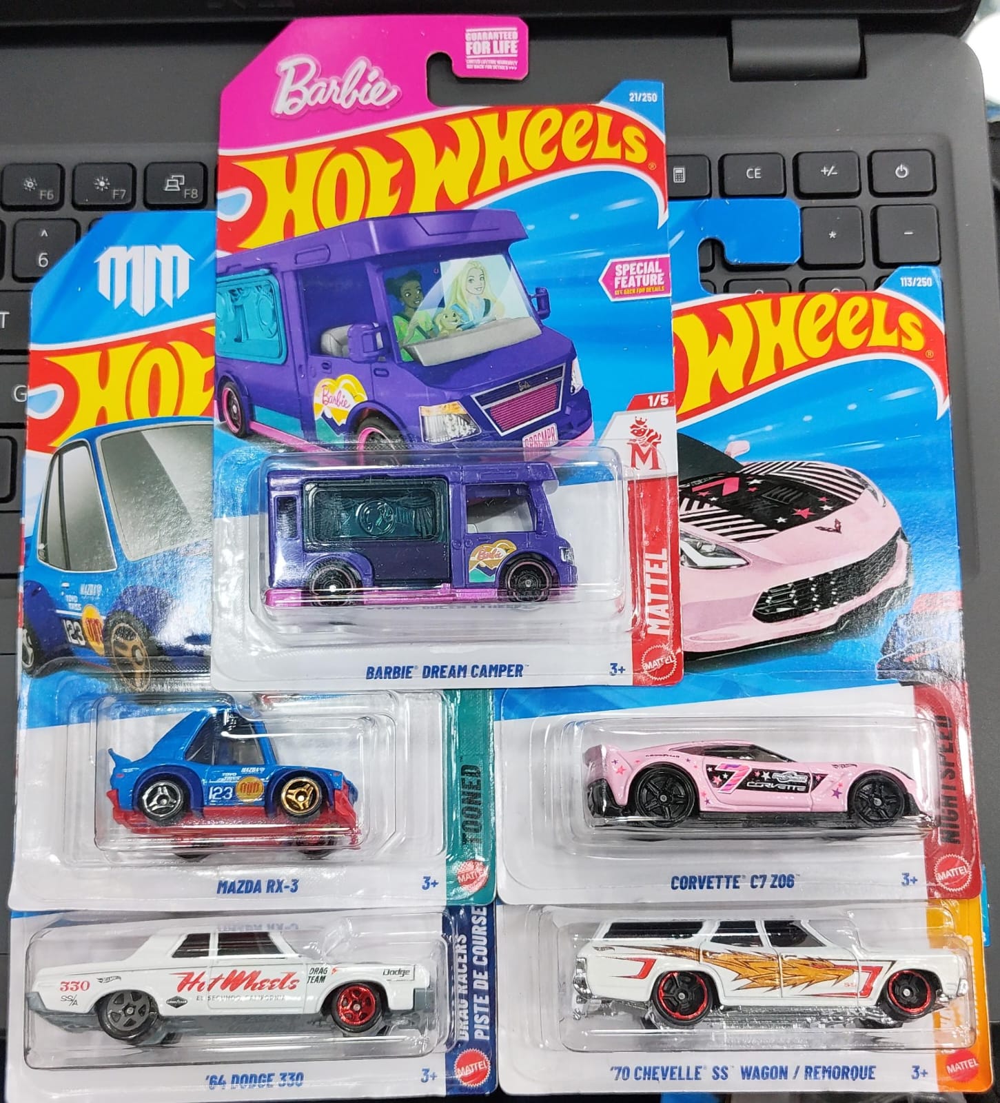 Hot Wheels Mainline - Combo Pack of 5 Cars - F Case 2026 - Long Card