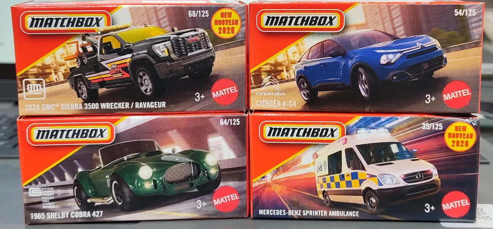 Matchbox Mainline - Combo Pack of 4 Cars - DNK70 - 003