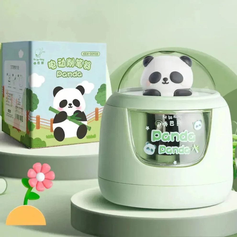 Cute Panda Battery-Operated Sharpener for Kids