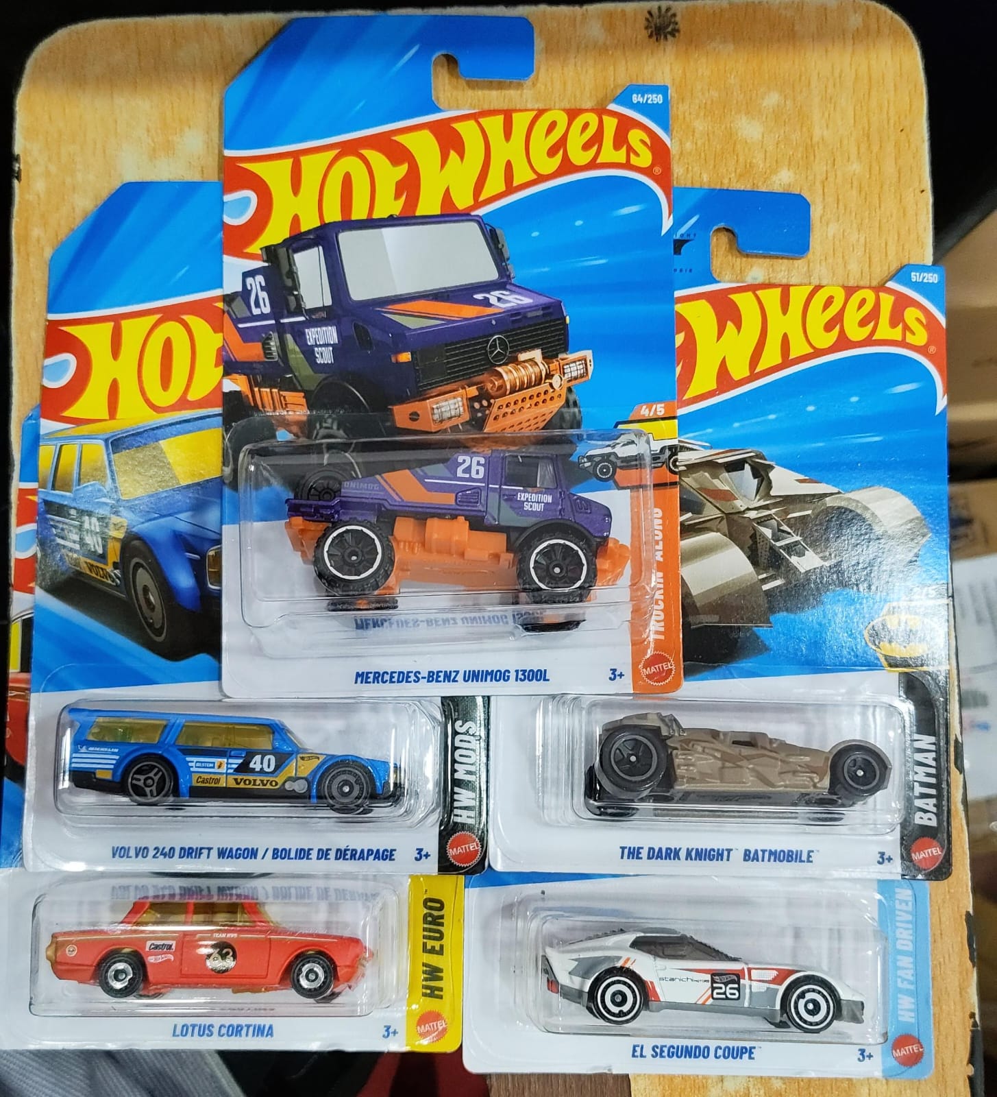 Hot Wheels Mainline - D Case 2026 - Combo Pack of 5 Cars