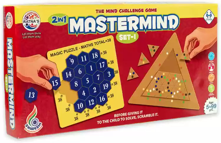 Ratna's Mastermind Set-1 ,The Mind Challenging Game for Kids