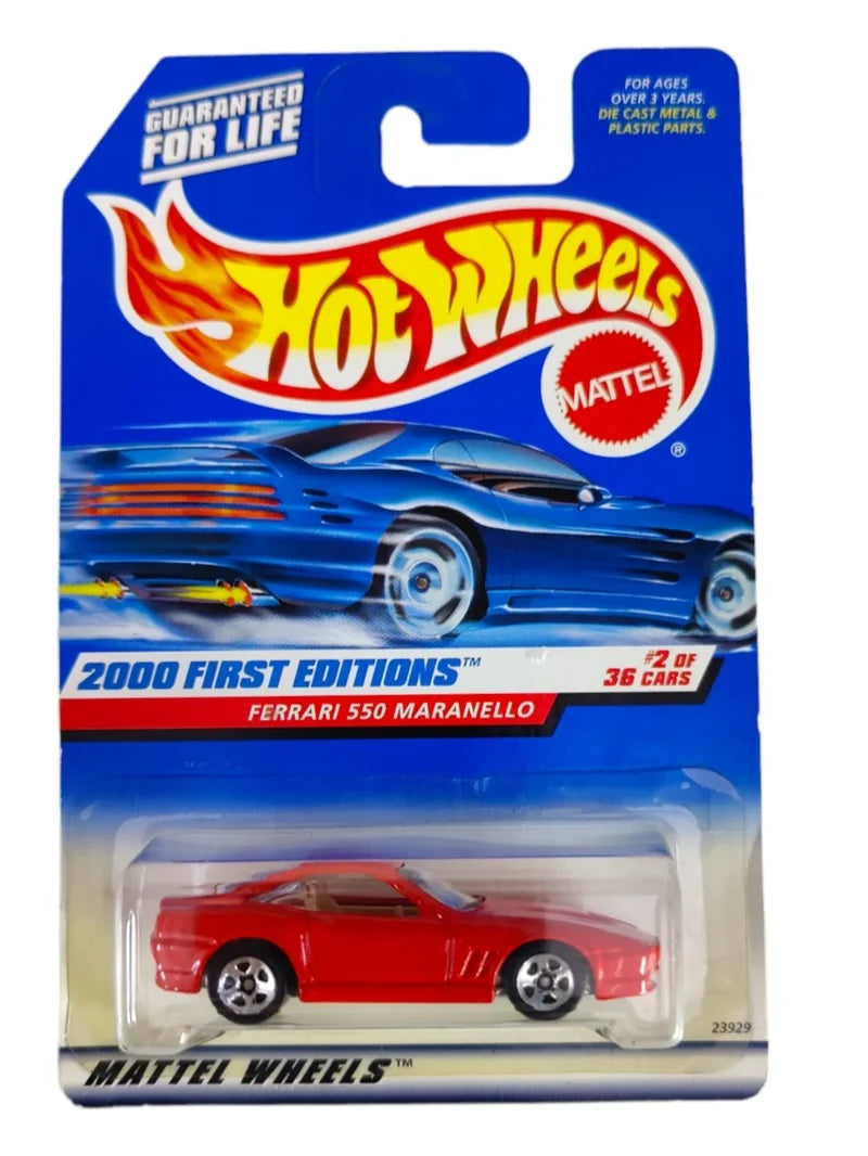 Hot Wheels Imported Premium - 2000 First Editions - Ferrari 550 Maranello - Red