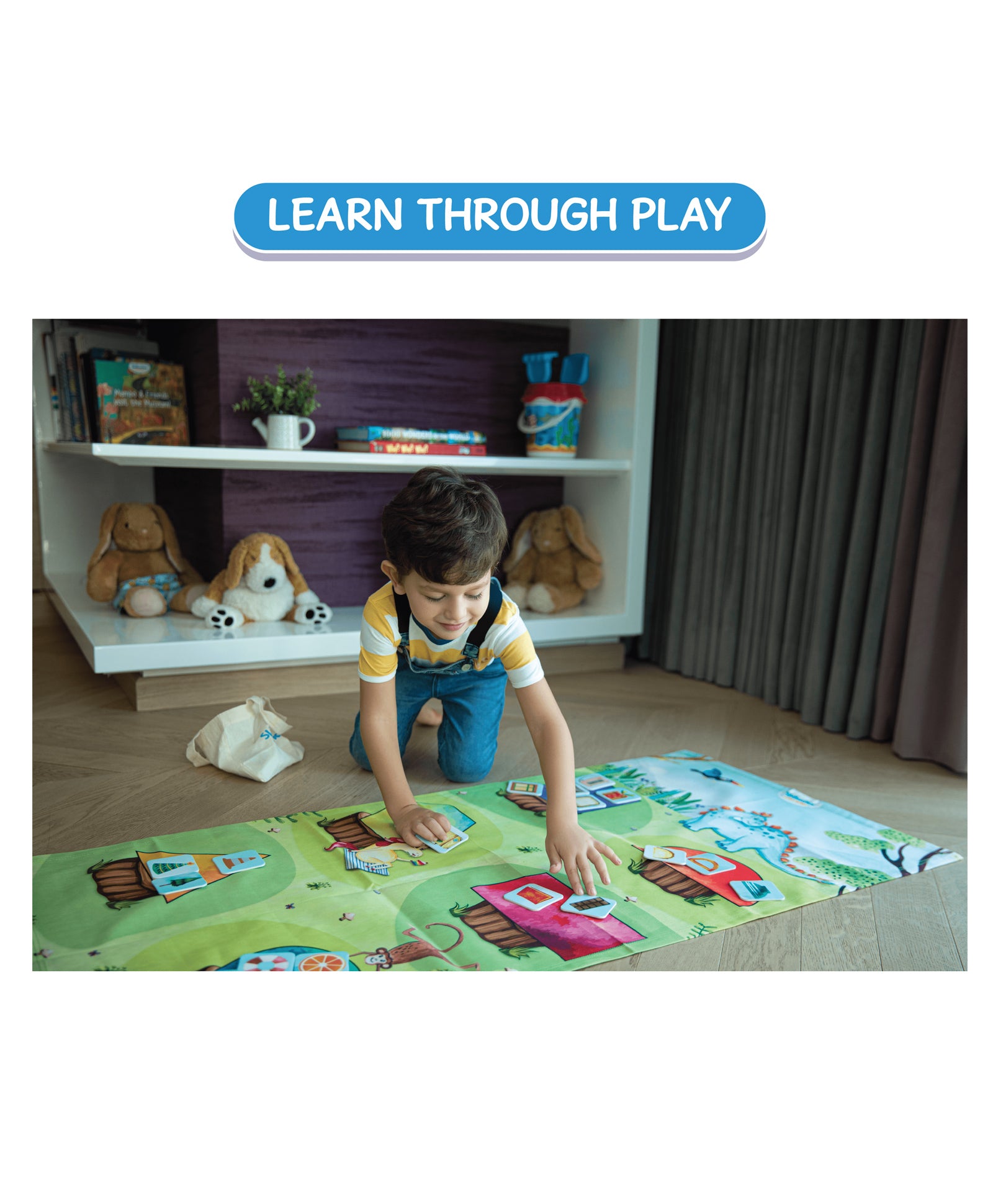 Skillmatics Garden of Shapes Activity Play Mats - Multicolor