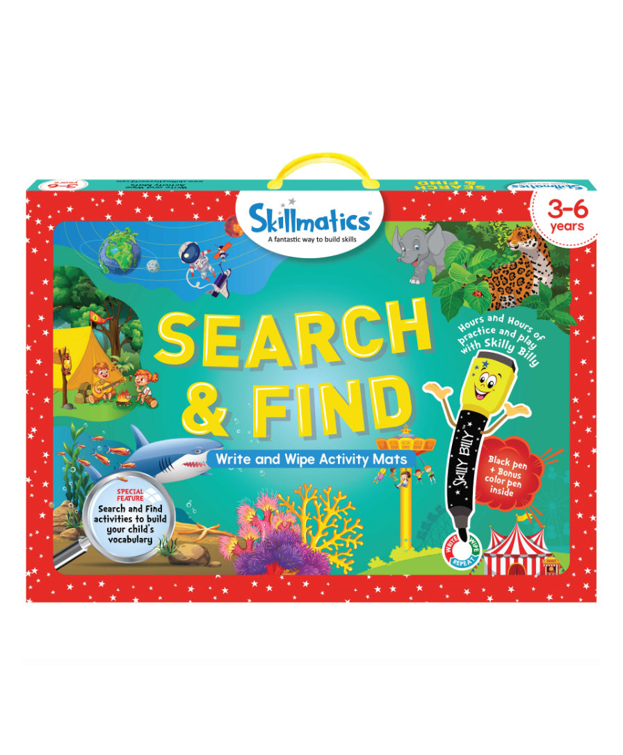 Skillmatics Educational Game - Search and Find Activity Mats for kids
