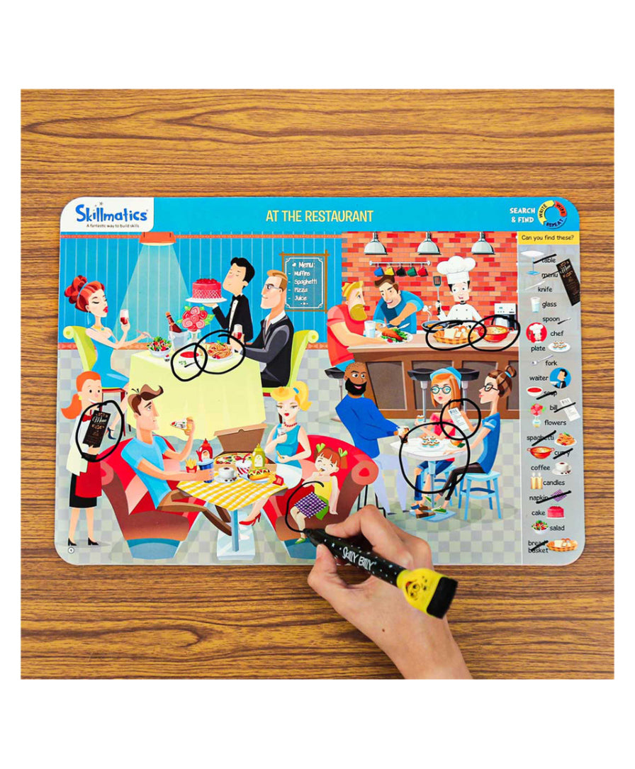 Skillmatics Educational Game - Search and Find Activity Mats for kids