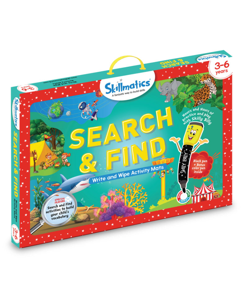 Skillmatics Educational Game - Search and Find Activity Mats for kids