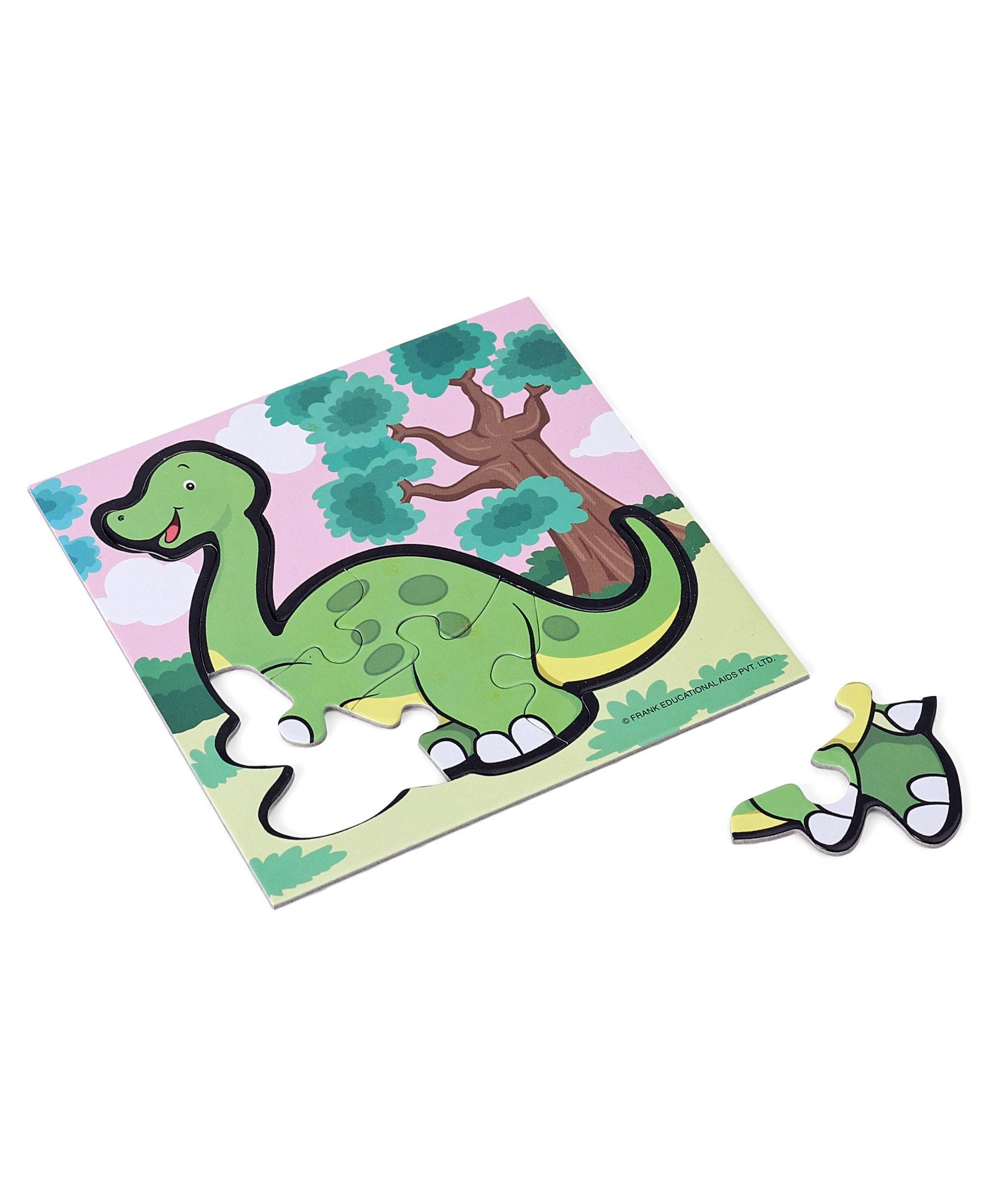 Frank Dinosaurs Jigsaw Puzzle Multicolor- 15 Pieces