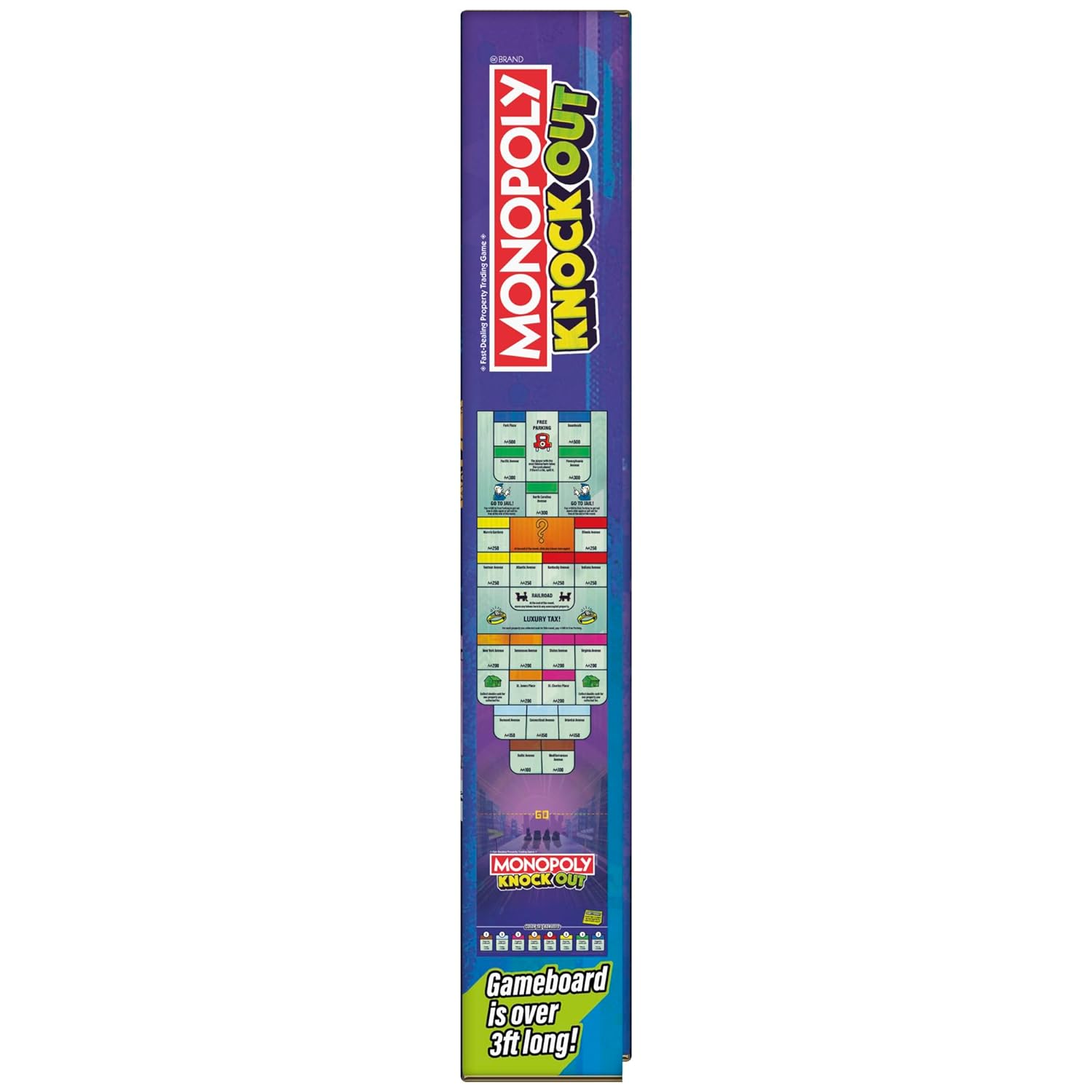 Monopoly Knockout Family Party Game for Kids, Teens, and Adults |  Quick-Playing Board Games