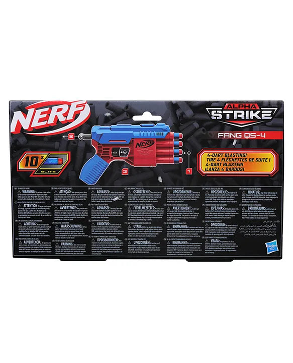 Nerf Alpha Strike Fang QS4 Target Set | Blue Orange