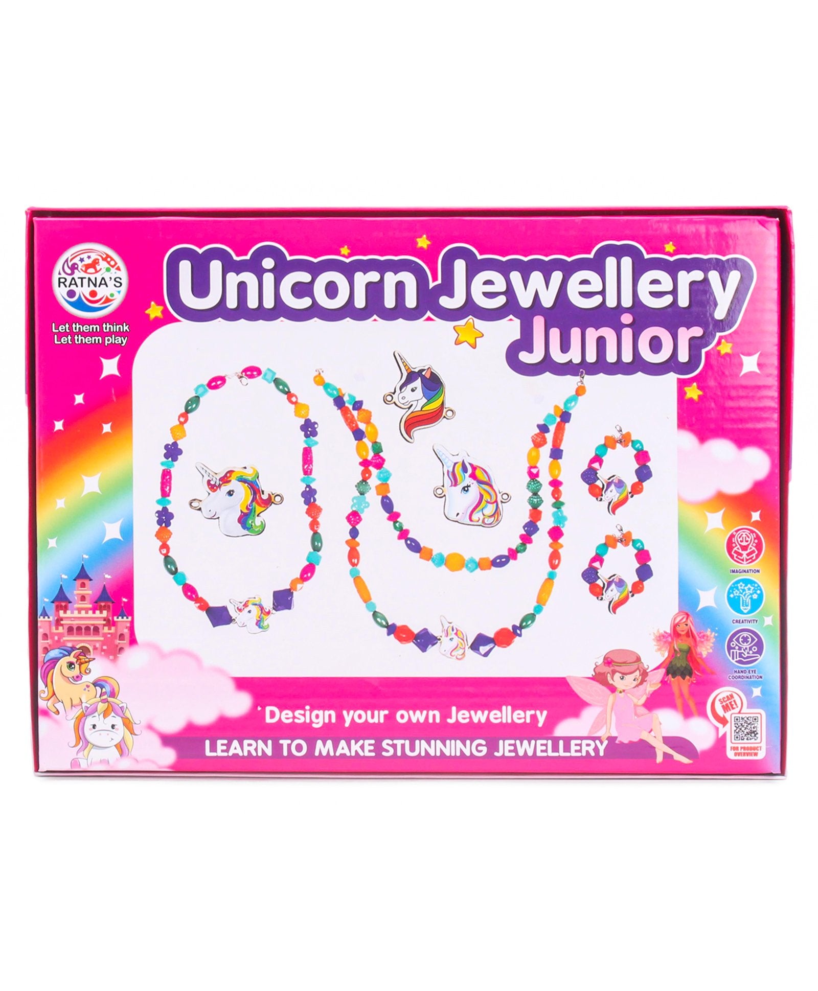 Ratnas Unicorn Jewellery Making Kit - Multicolor
