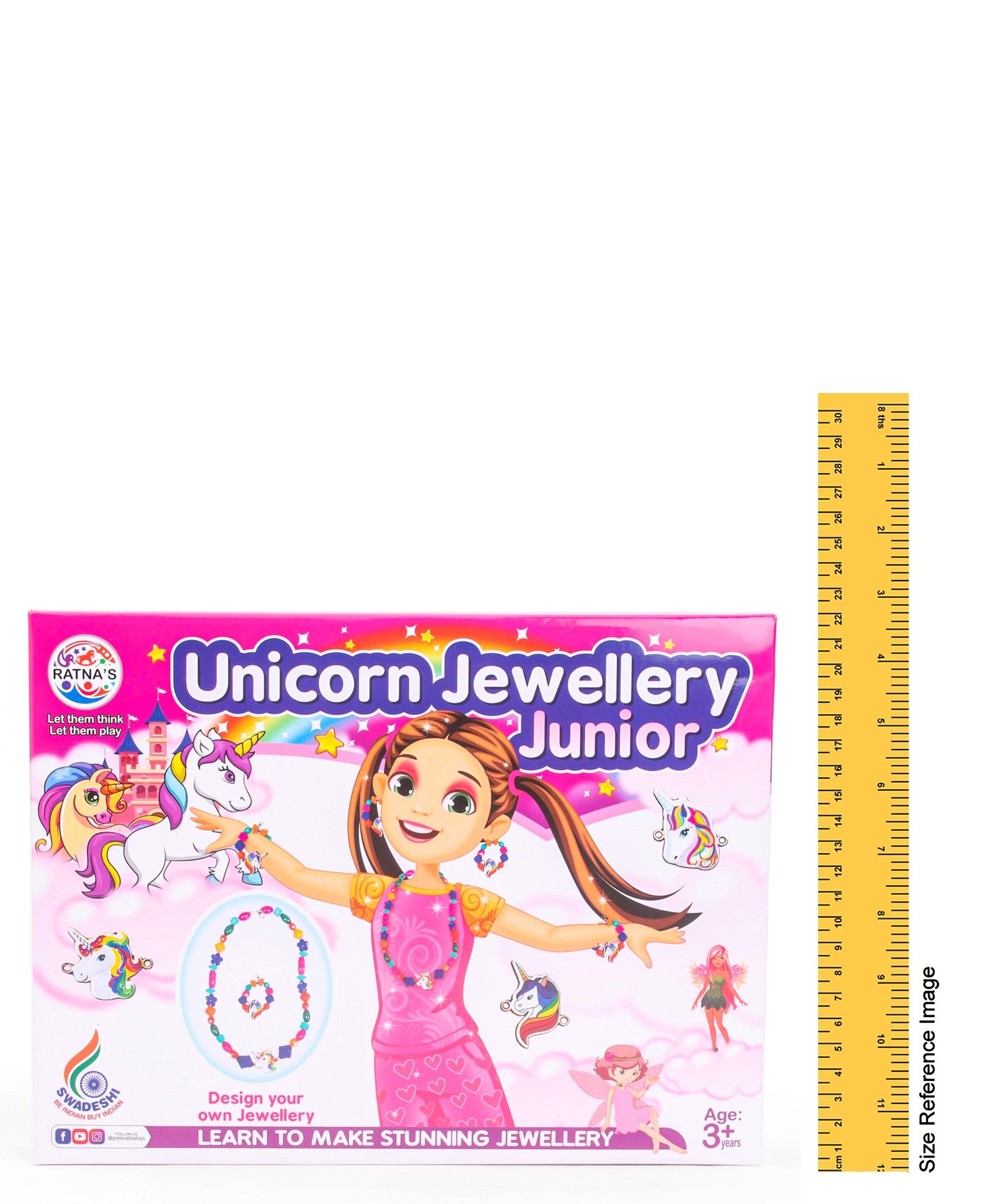 Ratnas Unicorn Jewellery Making Kit - Multicolor