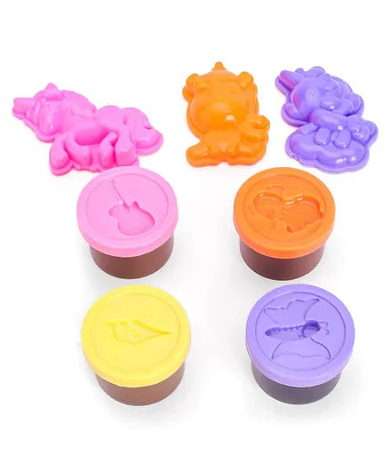 Ratnas mini 4 In 1 Unicorn Dough Art For Kids - Color and Design May Vary