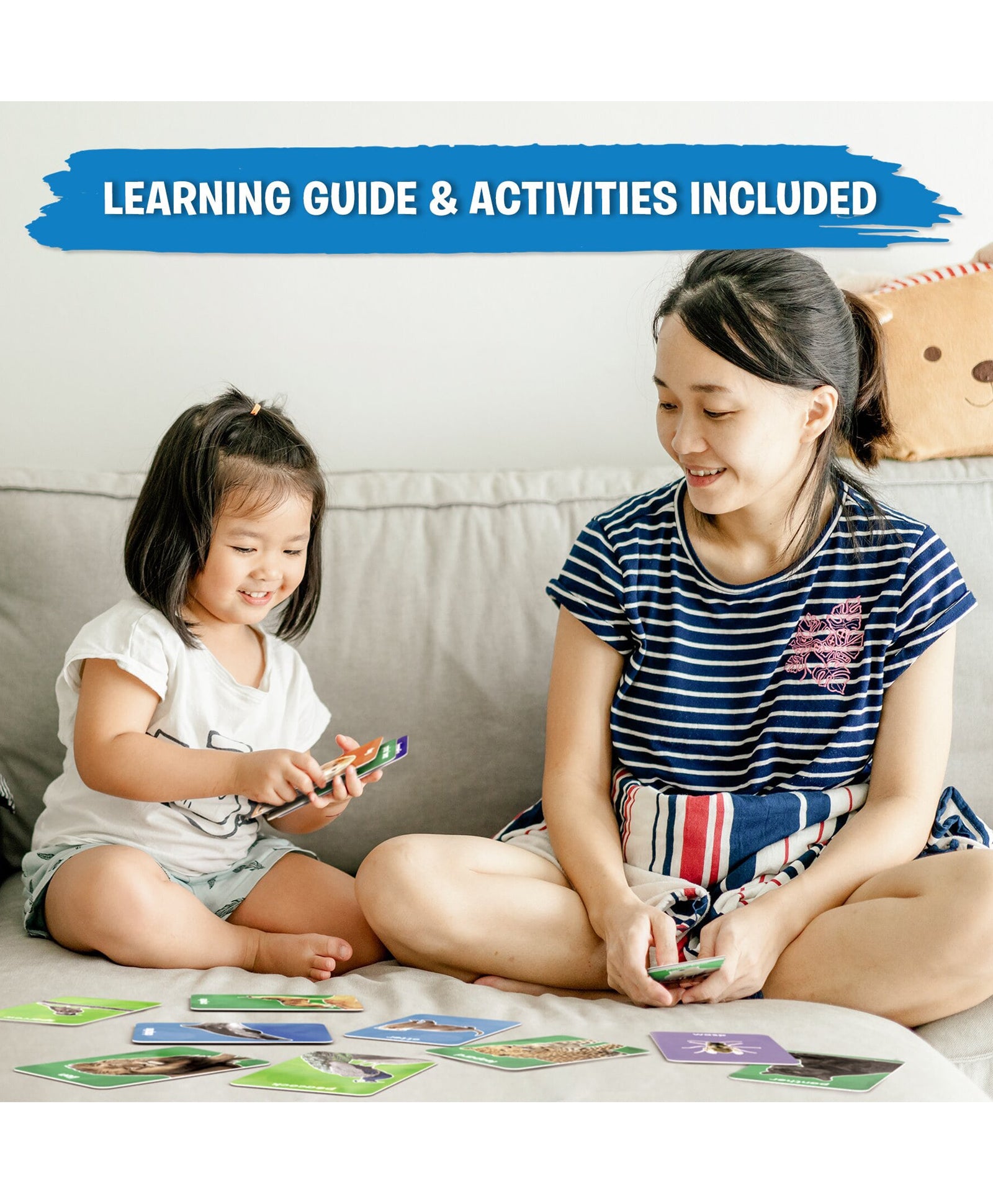 Skillmatics Flash Cards First 100 Animals Multicolour - 50 Pieces