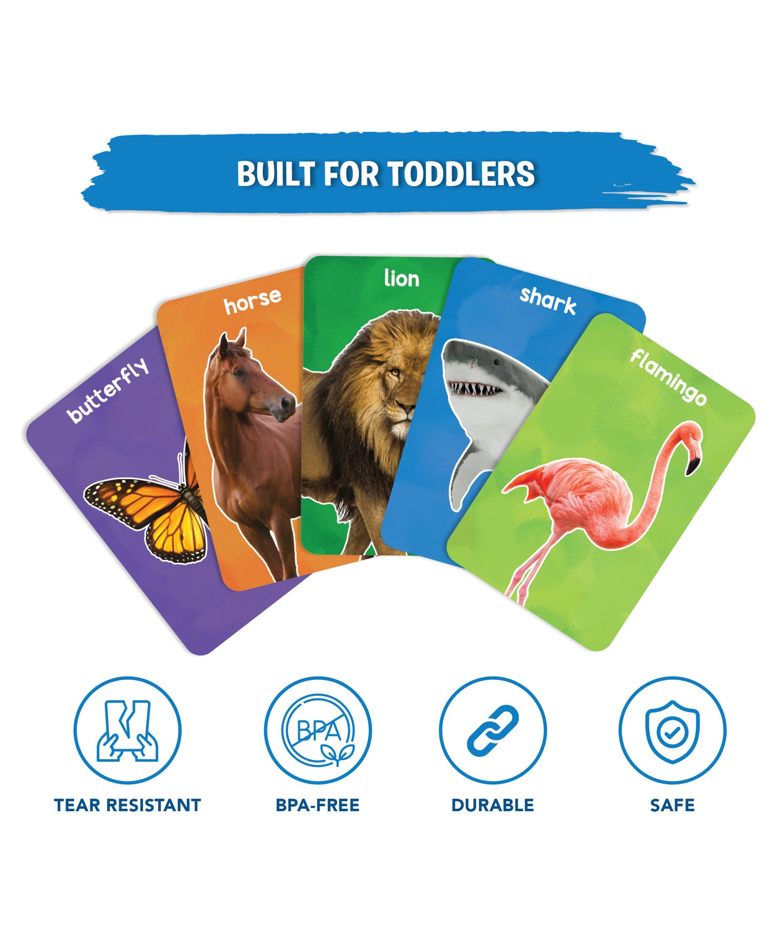 Skillmatics Flash Cards First 100 Animals Multicolour - 50 Pieces