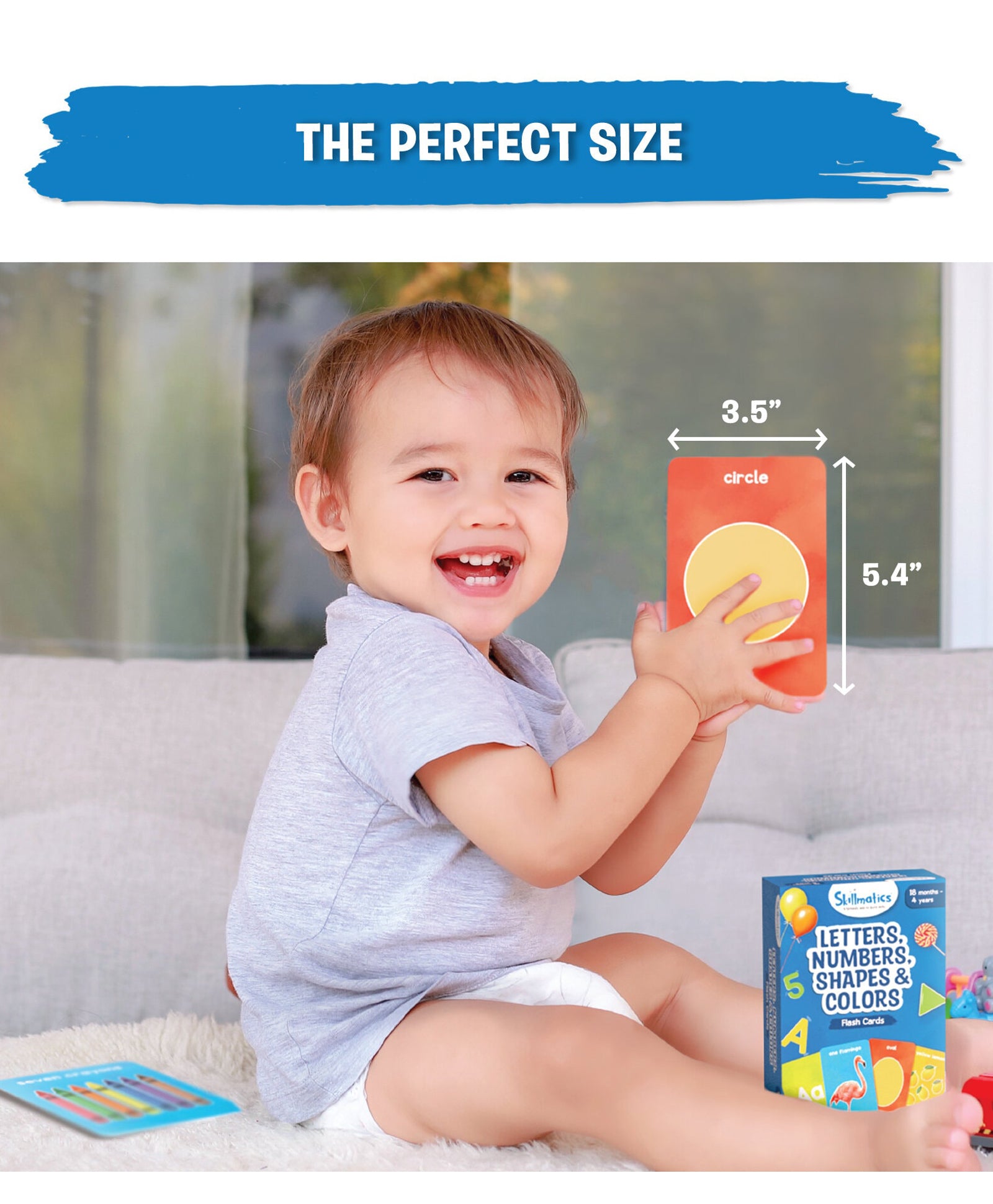 Skillmatics Flash Cards Letters Numbers Shapes And Colors Multicolor - 50 Pieces