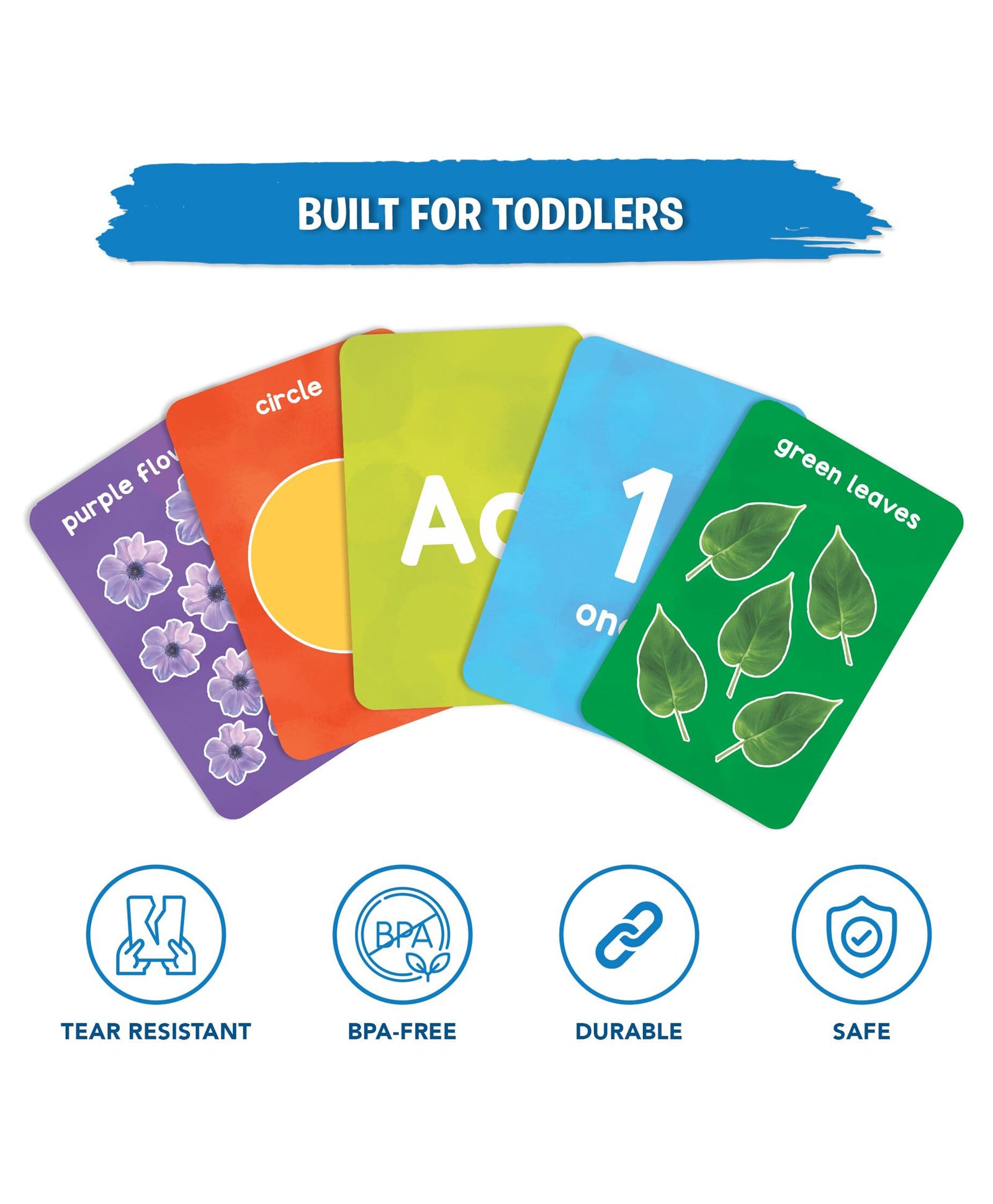 Skillmatics Flash Cards Letters Numbers Shapes And Colors Multicolor - 50 Pieces