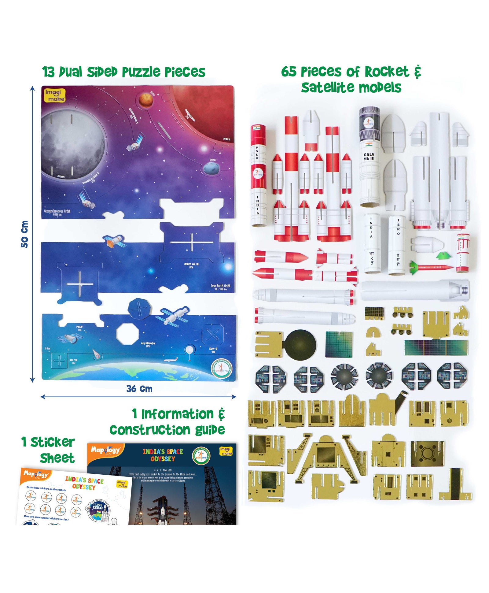 Imagi Make Mapology India's Space Odyssey - Multicolour