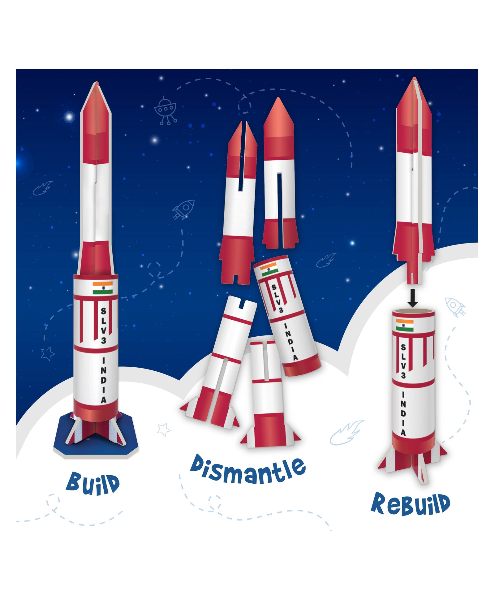 Imagi Make Mapology India's Space Odyssey - Multicolour