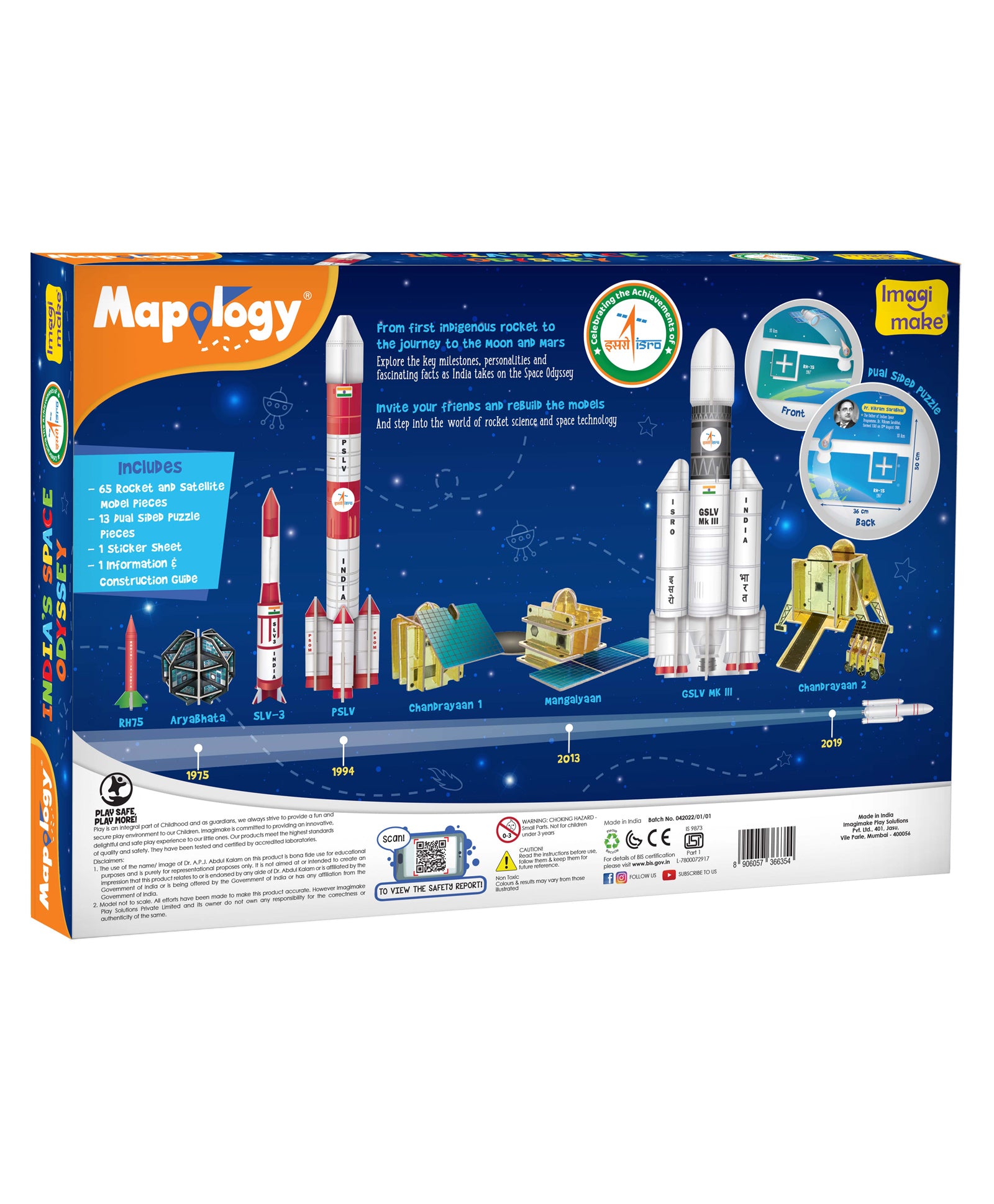 Imagi Make Mapology India's Space Odyssey - Multicolour