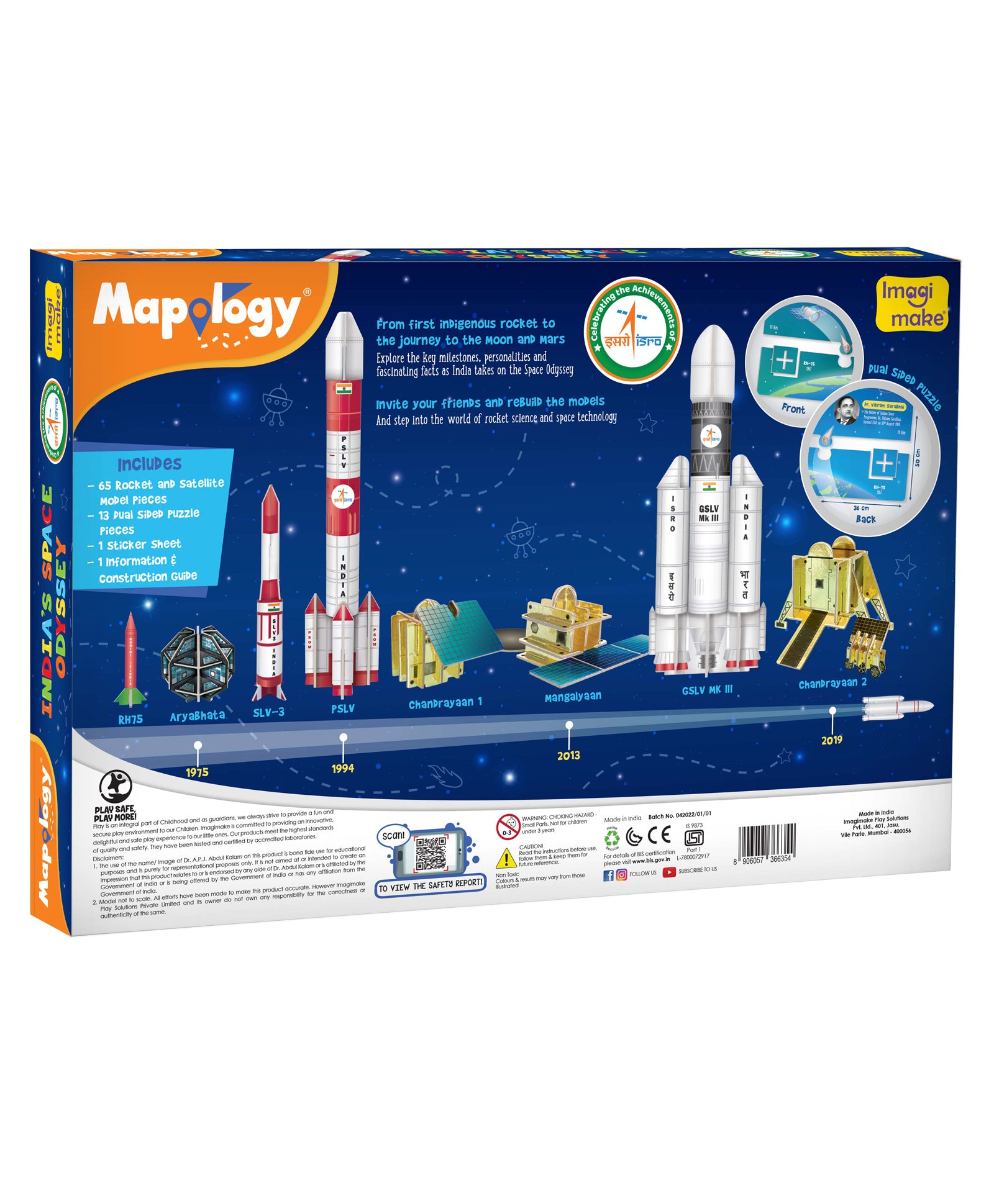 Imagi Make Mapology India's Space Odyssey - Multicolour